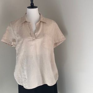 J. Crew Linen Top